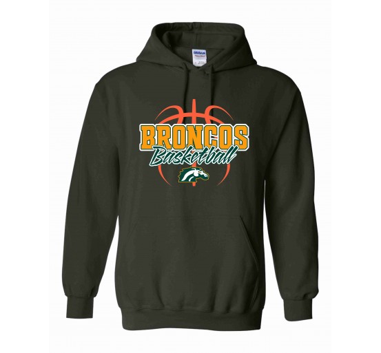 Montville Broncos Basketball Hooded Sweatshirt